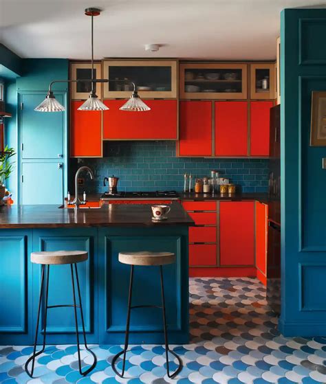 red kitchen styles